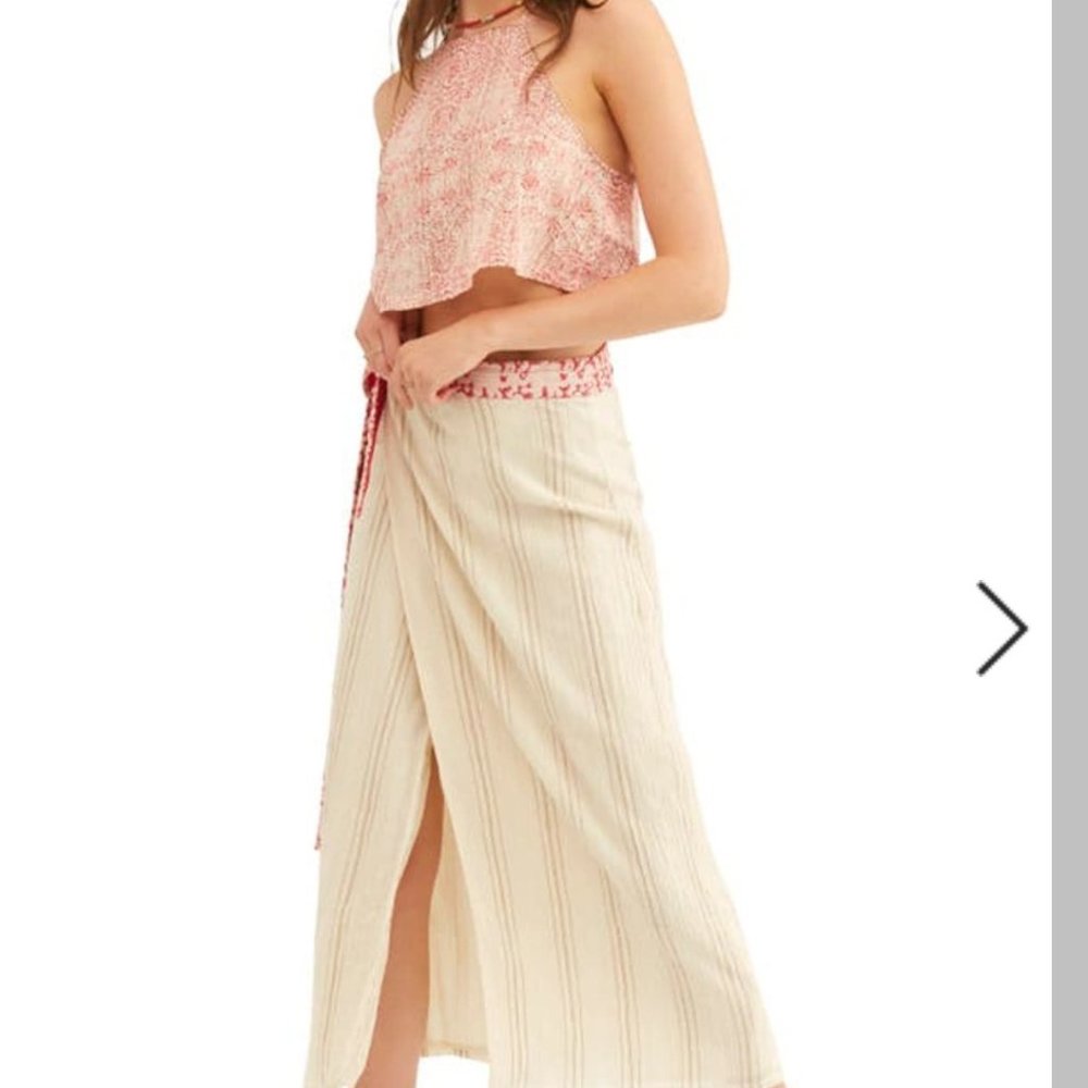 NWT FREE PEOPLE Wrapped Around skirt